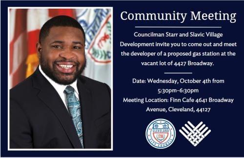 Ward 5 Community Meeting on Proposed Gas Station | Cleveland City Council